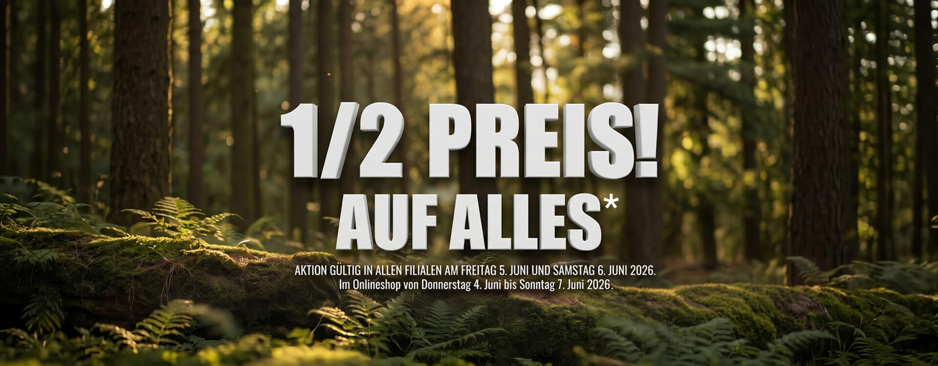 Halber Preis auf Trachtenmode - Lederhosen, Dirndl und vieles mehr