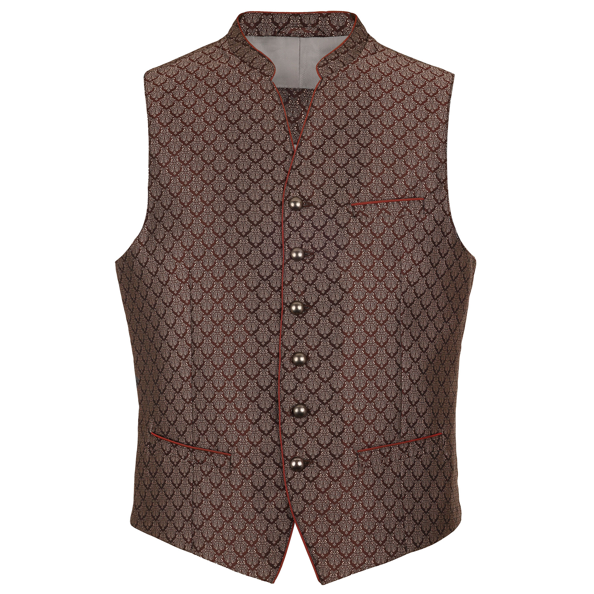 Herren Gilet "Lukian", Pecan